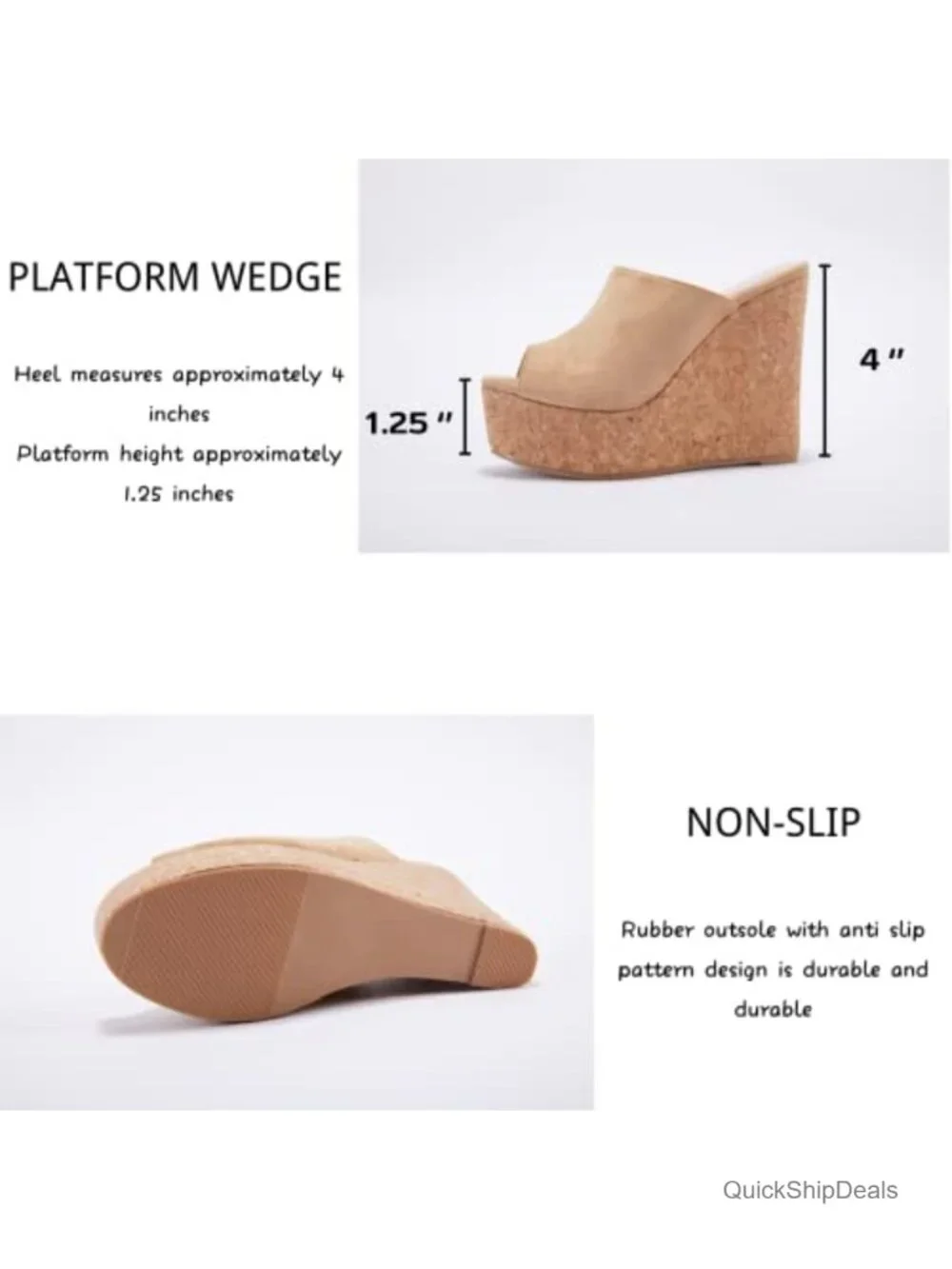 N/A these wedge